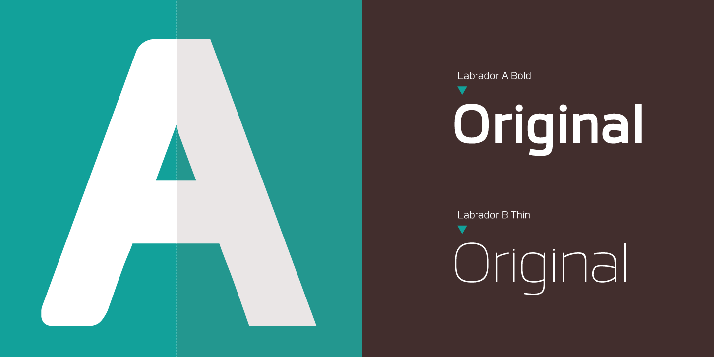 Example font Labrador A #8
